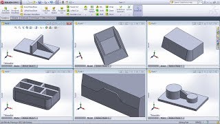 SolidWorks Tutorials for Beginners  6  SolidWorks Rib Feature and Draft Command Tutorial [upl. by Phip318]