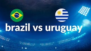 Brazil vs Uruguay  All Goals 2024 [upl. by Aronas]