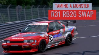 Taming A Monster  Skyline R31 RB26DETT Swap  Gran Turismo 7 [upl. by Wilkison]