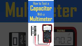 How to test a Capacitor with multimeter [upl. by Ming569]