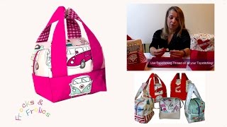 Easy Bag  Sewing Tutorial  Part 1 Introduction to the Bag  how to sew a Bag  Frocks amp Frolics [upl. by Dabney]