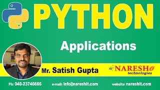 Python Applications  Python Tutorials for Beginners  Mr Satish Gupta [upl. by Irrabaj]