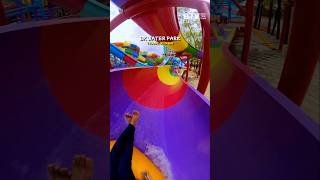 POV  Tube Water Slide at BK Water Park Thane fun waterslide shorts [upl. by Odraboel]