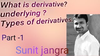 Financial derivatives and type of derivatives mcom part 1 hindi [upl. by Yennep]