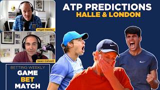 Halle London Predictions Alcaraz Medvedev Sinner De Minaur amp Zverev in ATP Action [upl. by Gerick522]