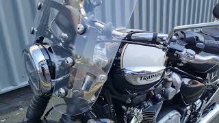 TWS Triumph Bonneville speedmaster 1200 WHITE 2019 [upl. by Assilak]