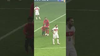 🇹🇷🇵🇹 Selfie Flitzer bei Ronaldo I Türkei vs Portugal I EURO 2024 I Dortmund [upl. by Emia]