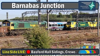 🔴 Line Side LIVE Basford Hall Sidings Crewe  14092020 [upl. by Oalsinatse630]