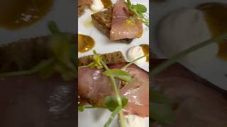 Amberjack sashimi and sevengrain breadshotsvideo [upl. by Annayar]