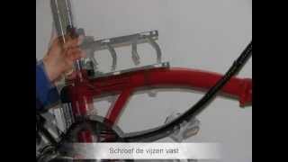 Brompton met een Crystalyte kit montage [upl. by Aryc]