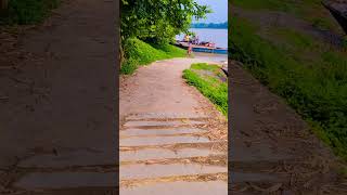 ganga kinare 🏞️🏝️🛶🛶 music song gangaghat [upl. by Erlina]