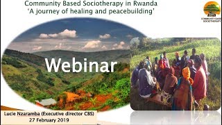 MHPSSnet Webinar quotCommunityBased Sociotherapy in Rwandaquot [upl. by Wahl]