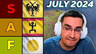 New Patch AOE4 Civ Tier List July 2024 [upl. by Enirbas42]