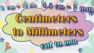 cm to mm  Centimeter to Millimeter  Word Problems  Maths  Grade 3 4  Worksheet style Questions [upl. by Salli]