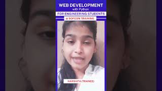 Web Development Training in Noida  Trainees Feedback  Harshita Rathod  Python Programming [upl. by Durstin75]