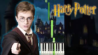 Harry Potter  Hedwig’s Theme  EASY Piano Tutorial shorts [upl. by Winograd]