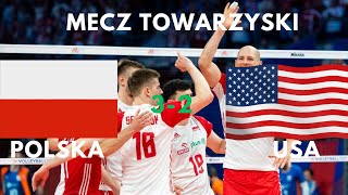 Polska  USA  Mecz Towarzyski  Siatkówka Mężczyzn  Skrót Meczu [upl. by Ide]