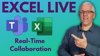 Coediting Excel Live for RealTime Collaboration [upl. by Nalda]