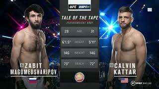 Zabit Magomedsharipov Vs Calvin Kattar full fight [upl. by Ytoc]