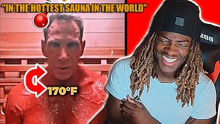 Guys Body Turns Fiery Red After TWO HOURS in the Sauna [upl. by Normi]