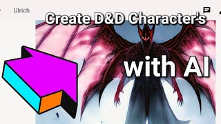 How to create DampD characters using AI [upl. by Attesor]