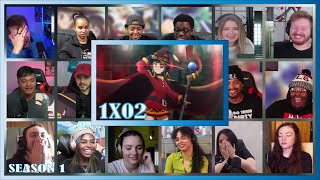 Konosuba Season 1 Episode 2 Reaction Mashup [upl. by Marni143]