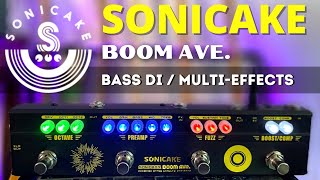 SONICAKE Boom Avenue Bass Multieffect  DI Pedal [upl. by Tala]