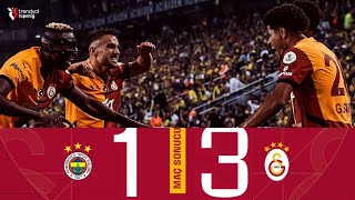 Fenerbahçe  Galatasaray 13 Maç Özeti Süper Lig 202425 fenerbahçe vs galatasaray maç özet [upl. by Giark]