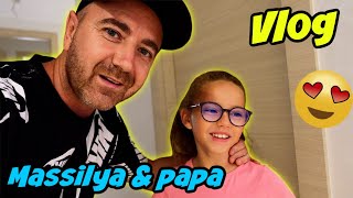 VLOG  SORTIE avec MASSILYA amp PAPA [upl. by Neile]