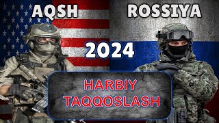 AQSH va Rossiya harbiy taqqoslash 2024 [upl. by Ambrose]