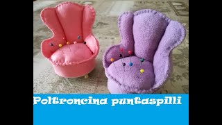 Poltroncina puntaspilli tutorial italianocartamodello [upl. by Rochelle288]