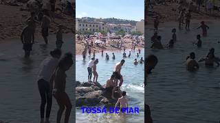 🇪🇸 Spain beach Tossa De Mar  Girona [upl. by Eichman]