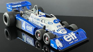 Full build Tyrell P34 1977 Monaco GP 120  F1 Model TAMIYA [upl. by Lerej]