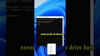 How to Fix a RAW Drive to NTFS The Easiest and Quickest Way shorts [upl. by Nerrual]