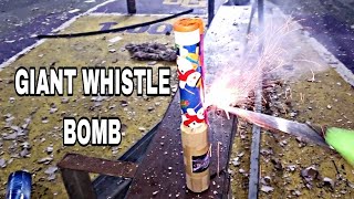 Giant Whistle Bomb Paputok 2024 firecracker fireworks newyear2024 giantwhistlebomb [upl. by Merce]