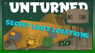 Unturned  Secret Loot Locations In Washington [upl. by Eatnoled]