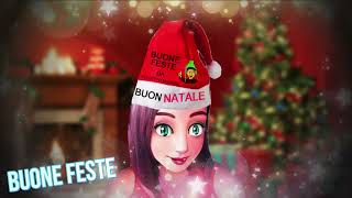 BELLISSIMO E UNICO VIDEO AUGURI DI NATALE BUON NATALE 2023 BUONE FESTE MERRY CHRISTMAS DA FOLLETTA [upl. by Audras753]