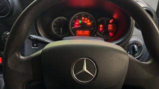 Mercedes Citan OBD EOBD socket location diagnostic port [upl. by Natalee]