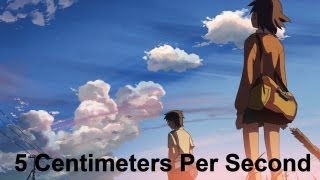 End Scene 5 Centimeters Per Second One More Time One More Chance Japanese with Subs HD [upl. by Yvette]