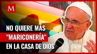 El Papa Francisco pide a los homosexuales que no se hagan sacerdotes [upl. by Gabrielli744]