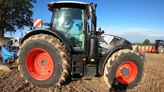 Special Grey 2022 Claas Arion 660 Cmatic 68 Litre 6Cyl Diesel Tractor 175  205 HP with Lemken [upl. by Stanwin]