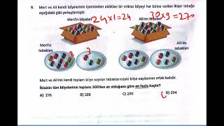 8sınıf okulistik matematik 1deneme 20222023 [upl. by Callery]