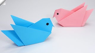 Easy paper birds  DIY paper toys [upl. by Nic]