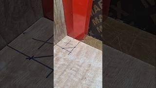 Young Carpenters Finding Angles Accurately tutorial diy woodworking shorts howto tips tricks [upl. by Oicnecserc]