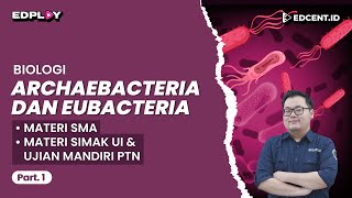 Materi ARCHAEBACTERIA DAN EUBACTERIA Pengertian dan CiriCiri Monera  Part 1 [upl. by Nangem479]