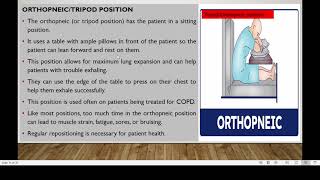 TRIPOD POSITION orthopneic [upl. by Ahsenet]