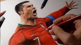 Drawing Ronaldo  Portugal [upl. by Asset]