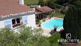 A VENDRE  Villa provençale 245m2 avec piscine  KARACTERRE [upl. by Clarette]