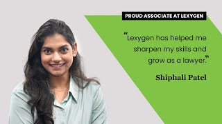 Lexygen Associate Testimonial  Shiphali Patel [upl. by Brandenburg]