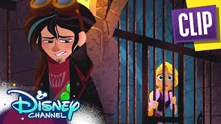 Rapunzel and Varian Make Up 💖 Rapunzels Tangled Adventure  Disney Channel [upl. by Rubliw]